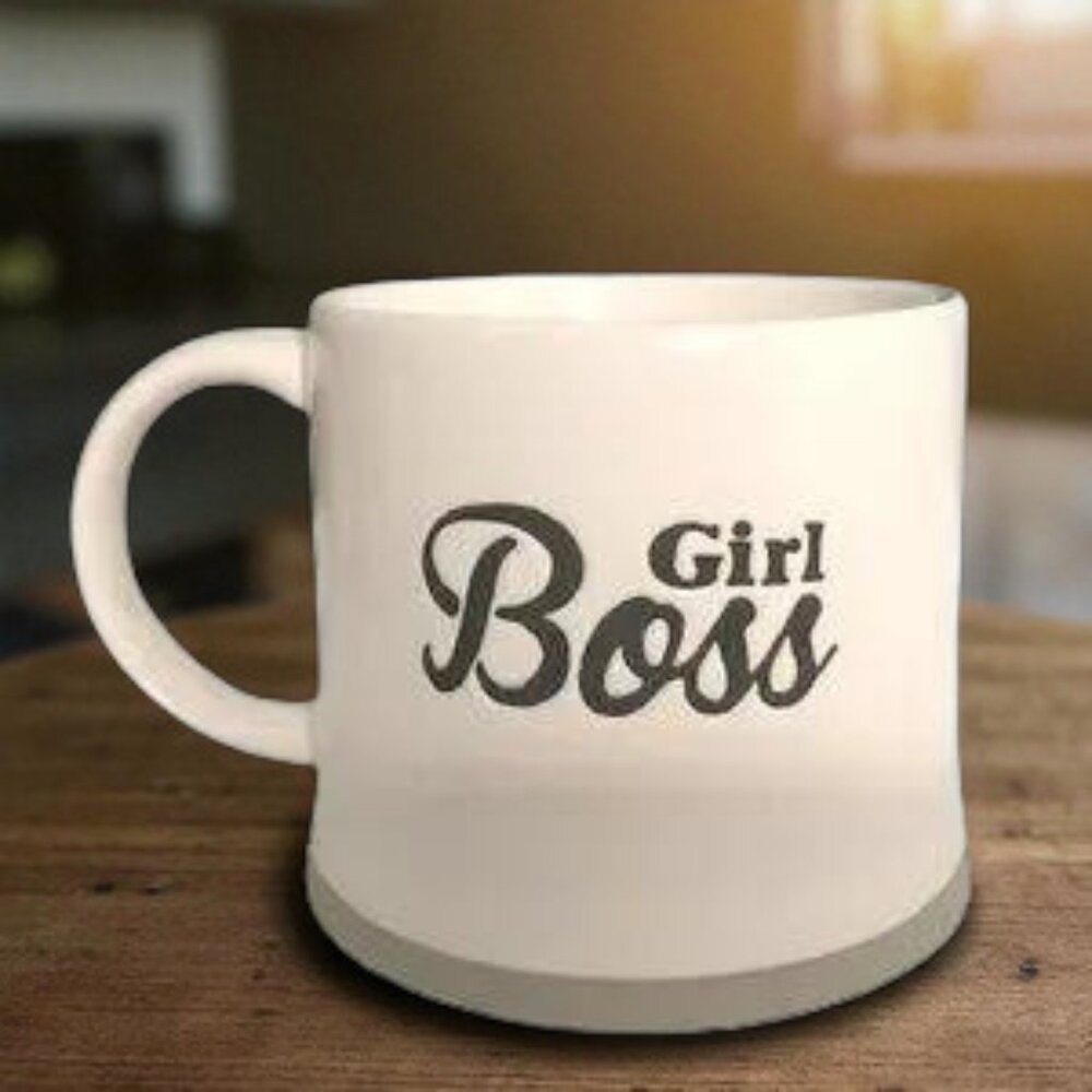Girl Boss Large Ceramic Coffee Mug 19oz